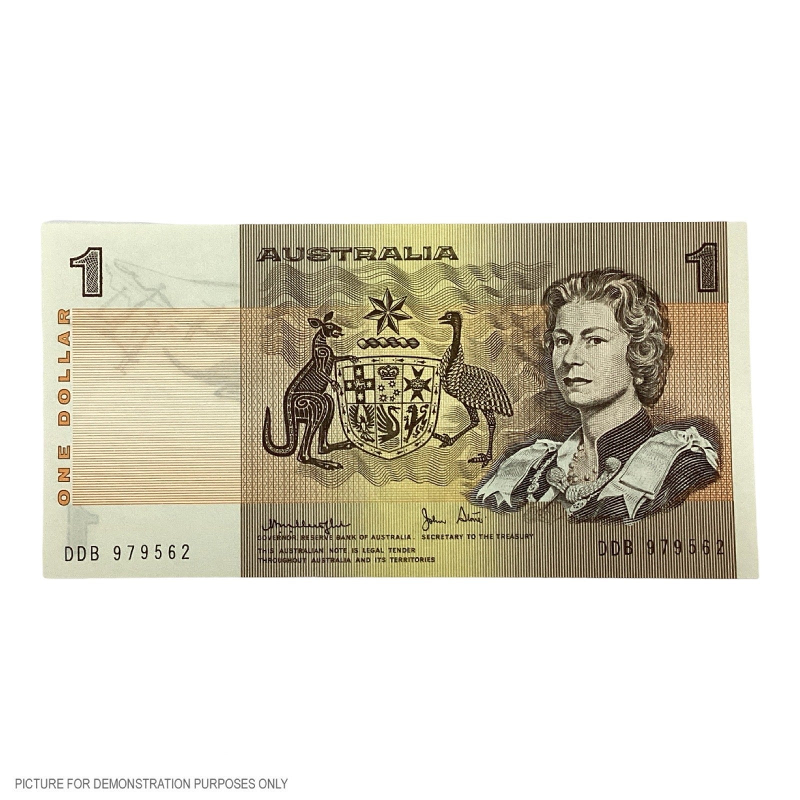 1979 UNC $1 Knight/Stone Paper Note (Australia)